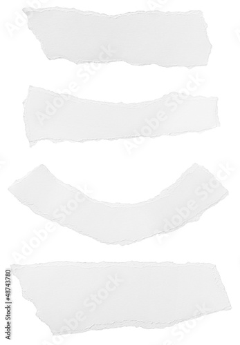 Photo: white paper ripped message background white paper ripped message background