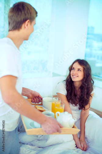 Photo: Breakfast in bed Breakfast in bed