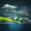 Abstract ecosystem backgrounds for your design