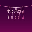 Five Lovely Keys