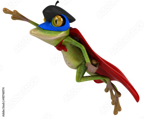 Illustration: Super frog Super frog