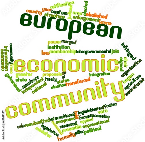 Illustration: Word cloud for European Economic Community Word cloud for European Economic Community