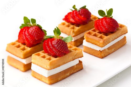 Photo: belgian waffles belgian waffles