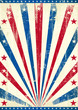 tricolor scratched poster