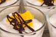 Dessert mit Vanille und Schokolade