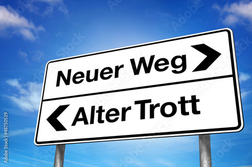 Illustration: Neue Weg! Neue Weg!