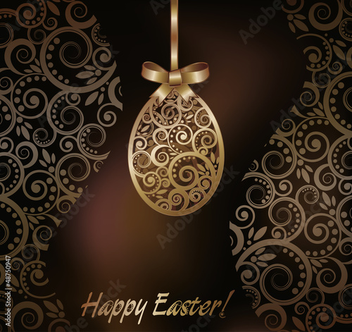 Vector: Happy Easter greeting card, vector illustration Happy Easter greeting card, vector illustration