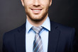Smile of businessman