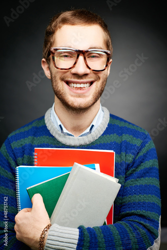 Photo: Student with books Student with books