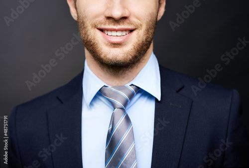 Photo: Smile of businessman Smile of businessman