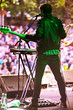 Multi-talented musician at work