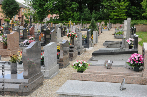 Photo: the cemetery of Oberhausbergen in Alsace the cemetery of Oberhausbergen in Alsace