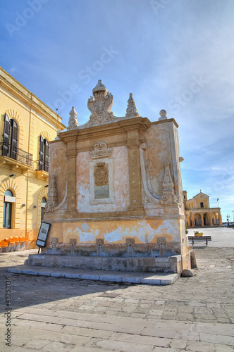 Photo: Greek fountain. Gallipoli. Puglia. Italy. Greek fountain. Gallipoli. Puglia. Italy.