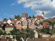 Blick auf Altensteig, Nordschwarzwald