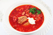 Borscht - Traditional Russian red soup