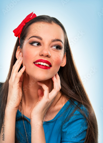 Photo: Portrait of a beautiful woman Portrait of a beautiful woman
