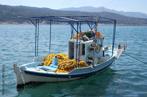 Photo: Greek Fishing Boat Greek Fishing Boat