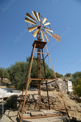 Photo: Old ranch windmill Old ranch windmill