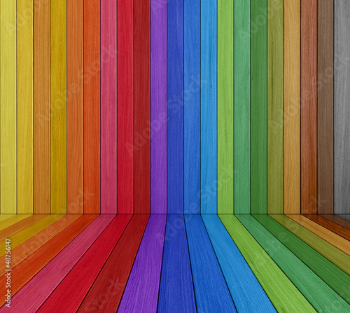 Illustration: Multi colored Wooden Room Multi colored Wooden Room