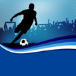 Illustration: Fußball Flyer Fußball Flyer