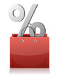 Sale concept shopping bag