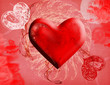 Illustration: Abstract heart Background Texture Abstract heart Background Texture