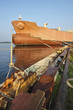 Tanker on docks
