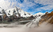 Grossglockner -  panoramic photo of sunrise