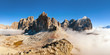 Panoramic view of Italian Dolomities - Group Tofana