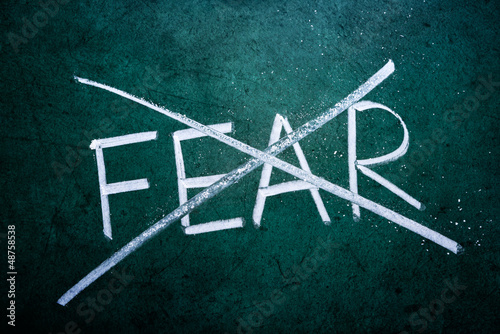 Photo: No fear concept No fear concept