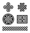 Celtic knots patterns - vector