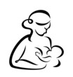 Vector: breastfeeding breastfeeding