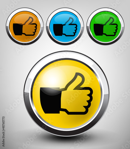 Vector: like icon like icon