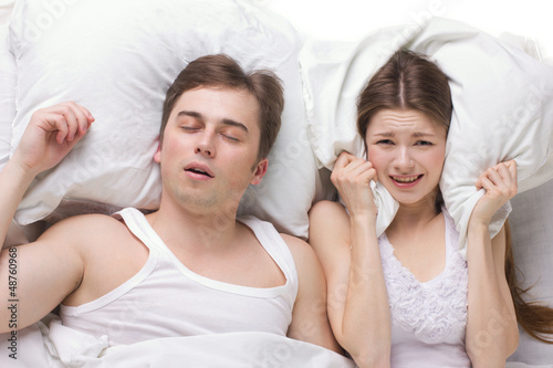 Photo: sleep of husband and wife sleep of husband and wife