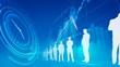 Modern business world concept