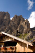 Berghütte und Cirspitzen - Dolomiten - Alpen