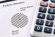 Portfolio allocation illustrates the asset in a pie chart