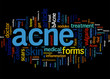 Acne When It Becomes Severe Concept