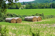 Hay bale field.