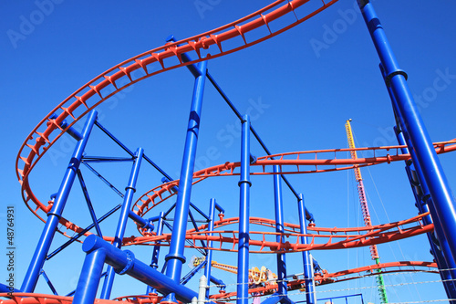 Photo: Roller-coaster in Coney Island Roller-coaster in Coney Island