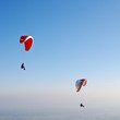 Paragleiter in der Luft