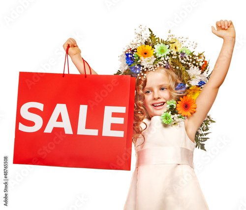 Photo: Little girl with flower hairstyle. Little girl with flower hairstyle.