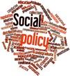 Word cloud for Social policy