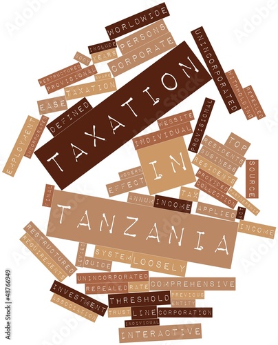 Illustration: Word cloud for Taxation in Tanzania Word cloud for Taxation in Tanzania