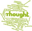 Word cloud for Thought