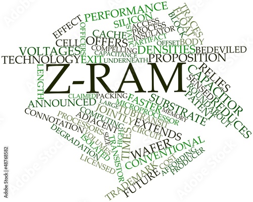 Illustration: Word cloud for Z-RAM Word cloud for Z-RAM
