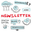 Newsletter Keywords Cloud Internet