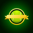 Vector tennis emblem
