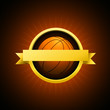 Vector Basketball emblem