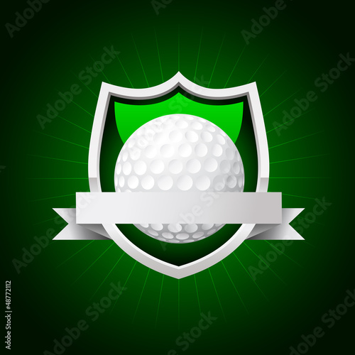 Vector: vector golf emblem. No transparency vector golf emblem. No transparency